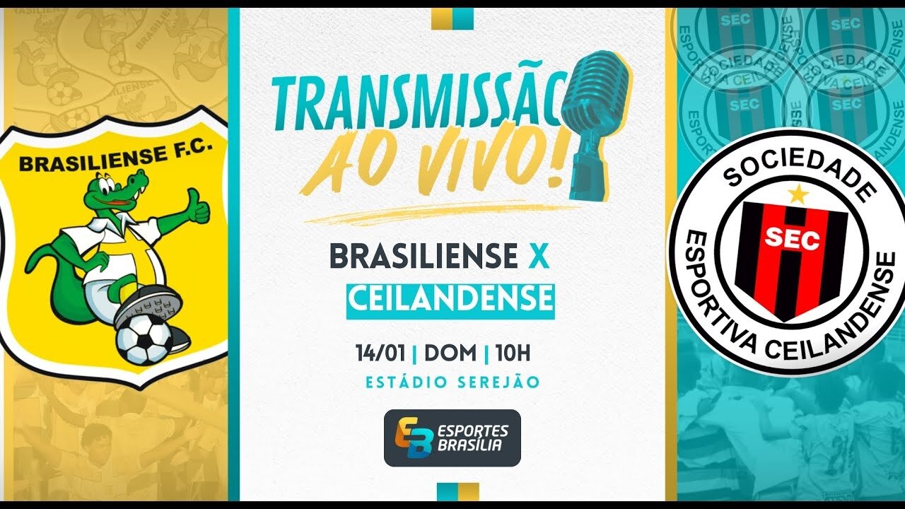 Brasiliense x Ceilandense hoje (14/01/2024), onde assistir ao vivo e ...