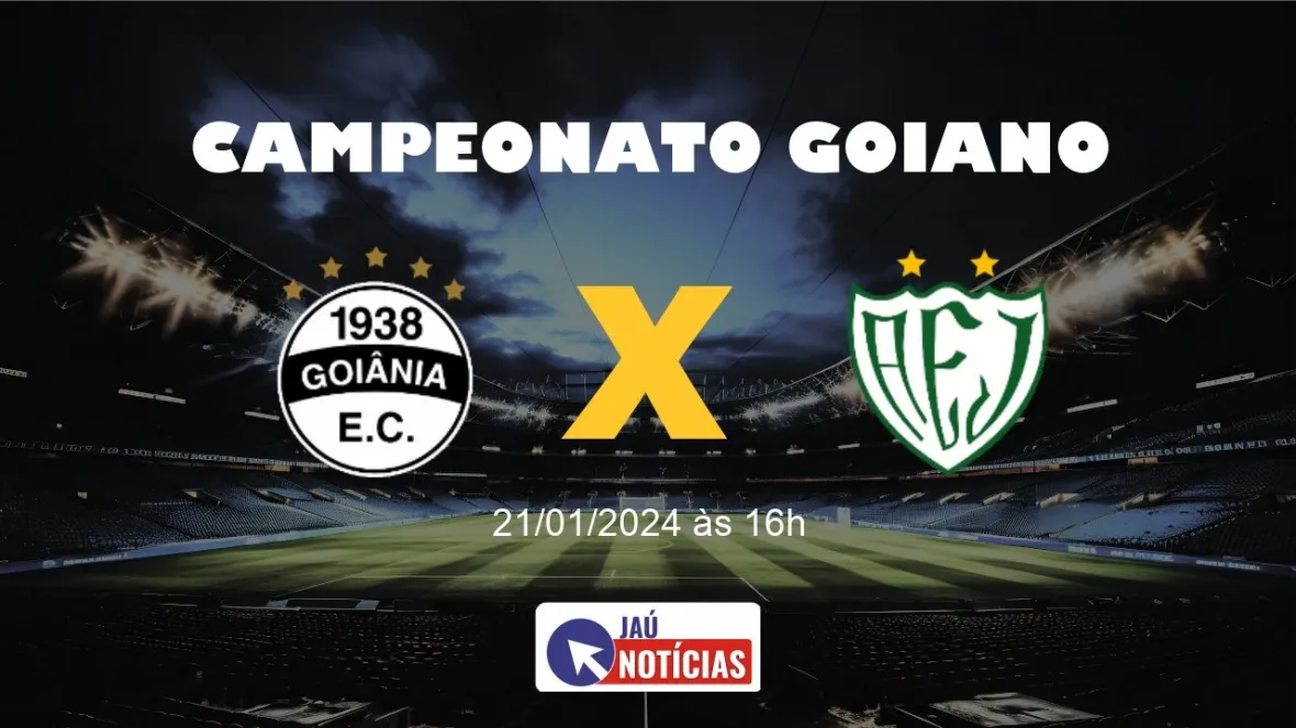Goiânia x Jataiense hoje (21/01/2024), onde assistir ao vivo e ...