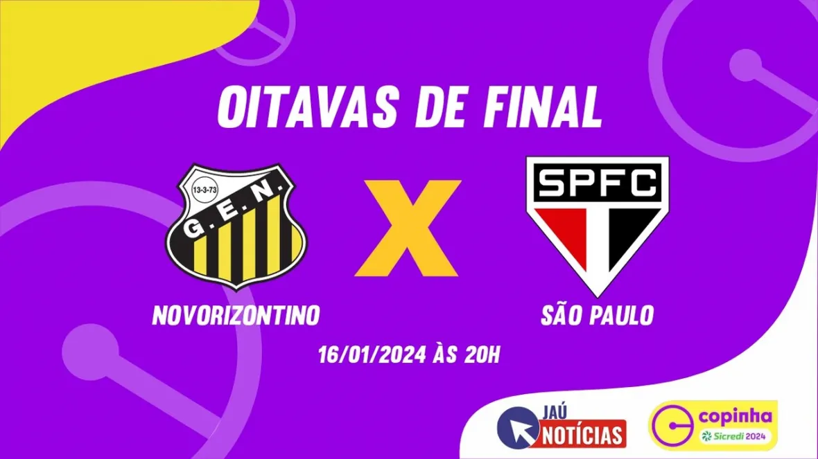 Novorizontino x São Paulo hoje (16/01/2024), onde assistir ao vivo e ...
