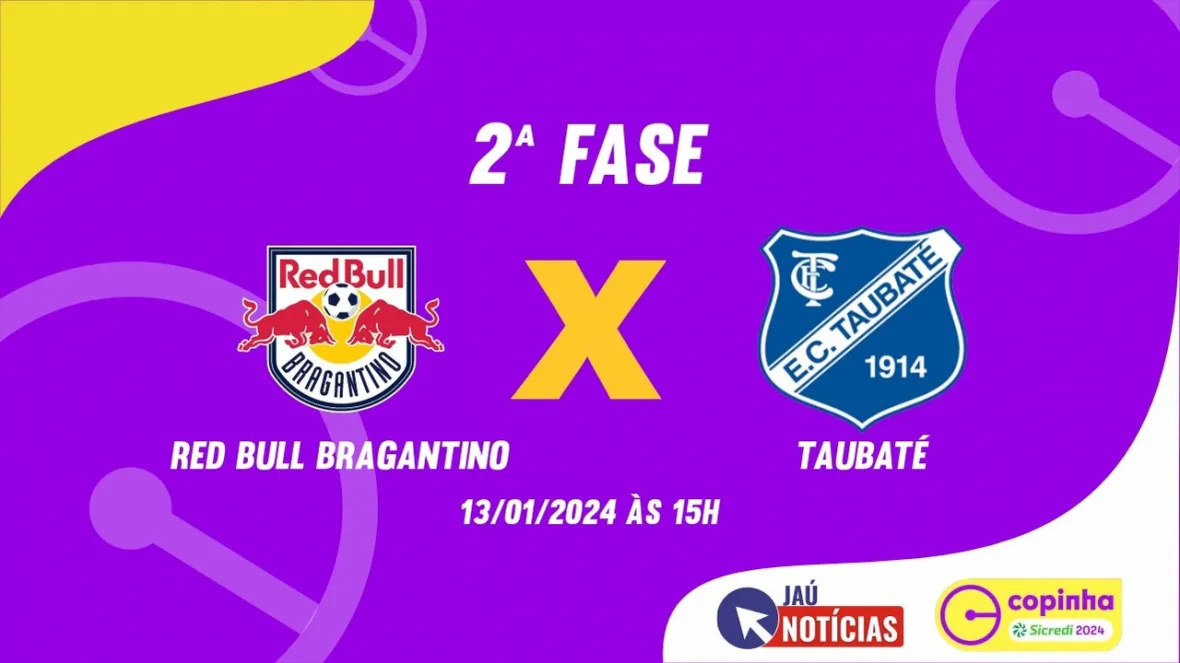Red Bull Bragantino x Taubaté hoje (13/01/2024), onde assistir ao vivo ...