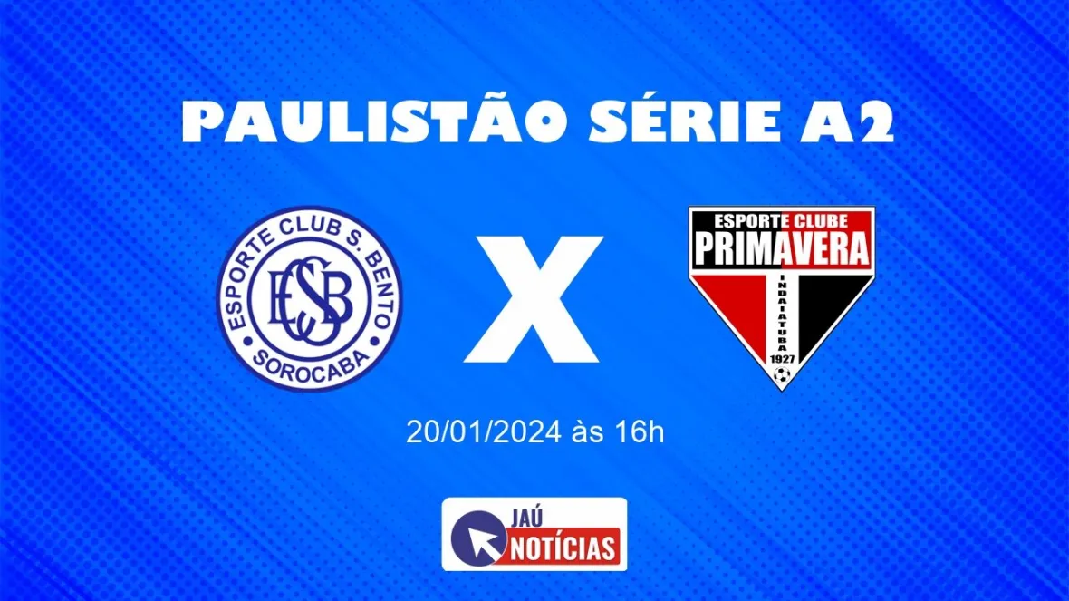 São Bento x Primavera hoje (20/01/2024), onde assistir ao vivo e ...
