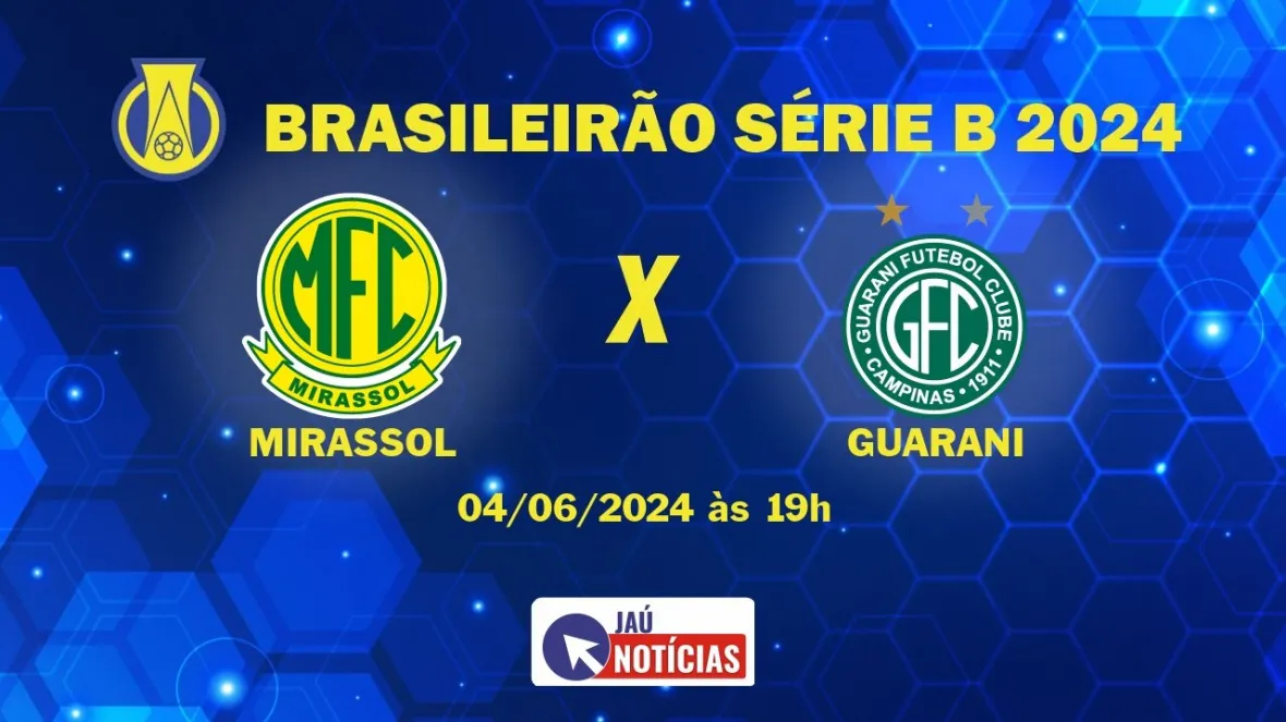 Mirassol x Guarani (04/06/2024) | Brasileirão Série B | Horário, onde ...